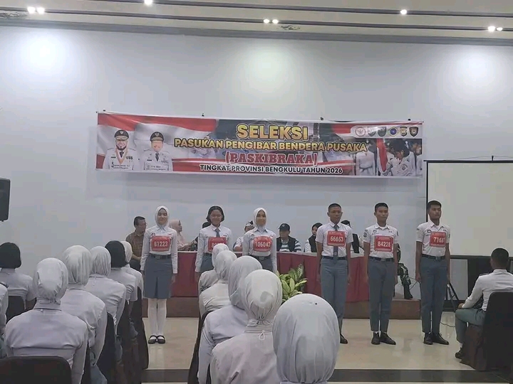 pengumuman calon paskibraka nasional perwakilan provinsi bengkulu